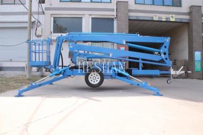 China Towable Cherry Picker Spider Lift Trailer Articulated For Aerial Work for sale