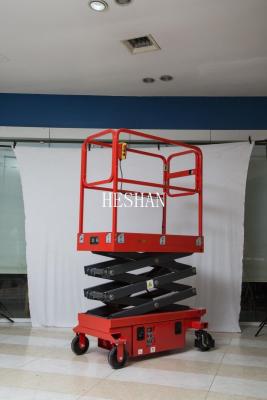 China 4.8M Portable Hydraulic Scissor Lift 300kg Warehouse Platform Lift for sale