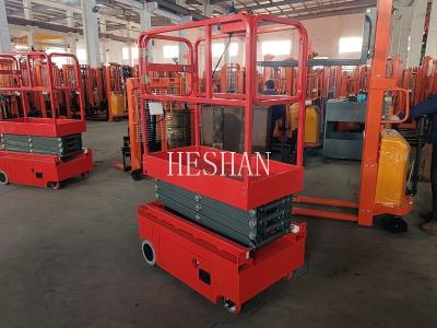 China 3M rechtopstaande hydraulische schaarlift volautomatische 300 kg kleine elektrische schaarlift Te koop