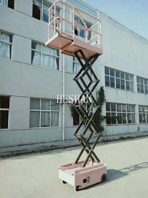 China Small 3M Hydraulic Scissor Lift Mobile Electric Full Auto 300kg Load Capacity for sale