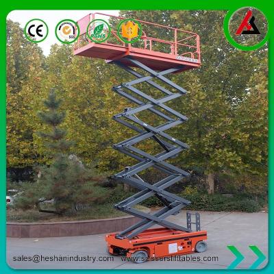 China Hydraulic Mobile Aerial Work Platform Self Propelled 12m Scissor Lift for sale