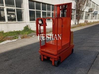 China 4.5m High Level Electric Order Picker Equipment ISO SGS For Logistic Shipment for sale
