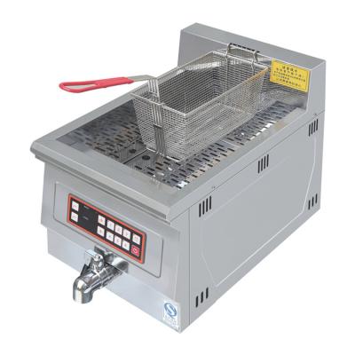 China frigideira elétrica Tabletop de aço inoxidável 21L da pressão 4500W com cesta à venda