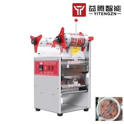 China 500 Pcs/H 700W Bowl Sealer Machine Durable For Beverage Shops for sale