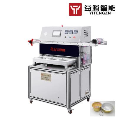 China Gas Flush Modified Atmosphere Bowl Sealer Machine Prolong Food Shelf Life for sale