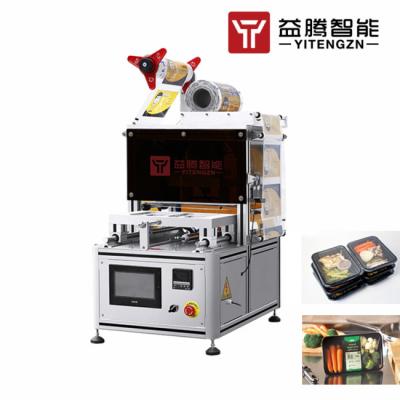 China SUS304 200 Degrees Lunch Tray Sealing Machine Semi Automatic for sale