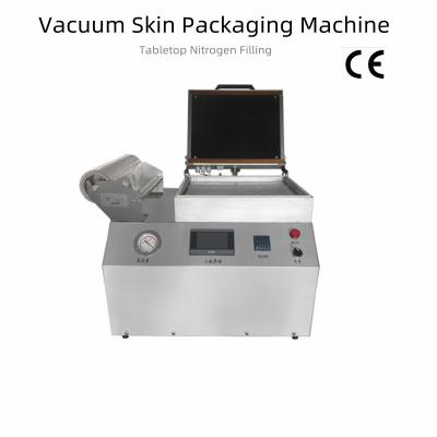 China 304SUS Single Chamber Skin Pack Tray  Sealing Machine Vacuum Tray Sealer Machine For Meat for sale