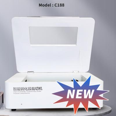 China 200 W CO2-PVC-Displayschutz-Laserschneidemaschine Kundenspezifische Mobile Skin Design-Software zu verkaufen