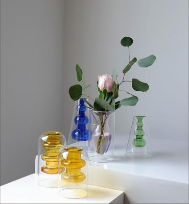 China Novolink OEM High Borosilicate Glass Vase Decorative Glassware for sale