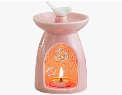 China 60ml Aromatherapy Essential Oil Burner Ceramic Tea Light Holder for sale