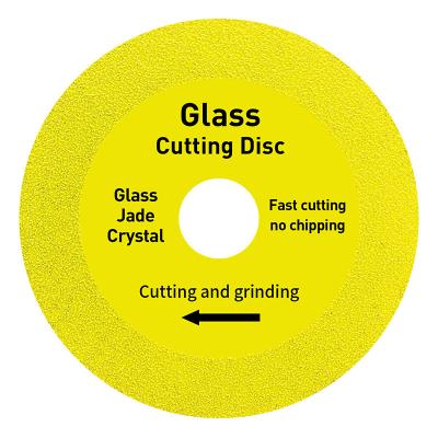 China Customized Product 4 Inch Diamond Saw Blade Continuous Glass Cutting Disc for sale