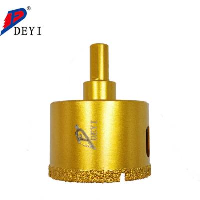 China Hole Saw 5mm Vacuum Brazed Core Drill Bit Porcelain Diamond Tools Triangle Shank for sale