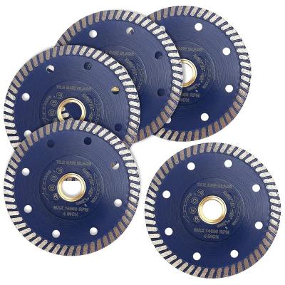 China 6inch Continuous Turbo Diamond Saw Blade For Grinder Granite Dry Cutting à venda