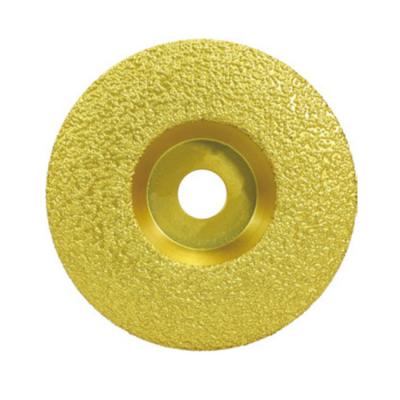 China 125mm 180mm 230mm Diamond Cup Stone Grinding Wheel Disc Vacuum Brazed for sale