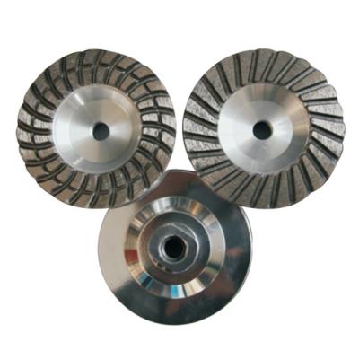 China Aluminum Matrix Masonry 4 Diamond Cup Grinding Wheel CE for sale