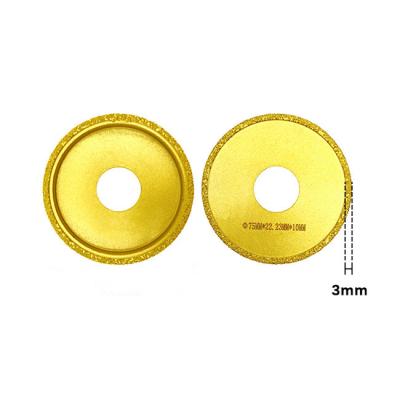 Chine Diamètre 75mm Diamond Grinding Wheel à vendre