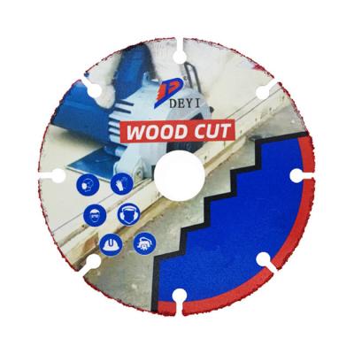 China 1.1mm 1.2mm 1.6mm Round Alloy Saw Blade Carbide Brazed for sale