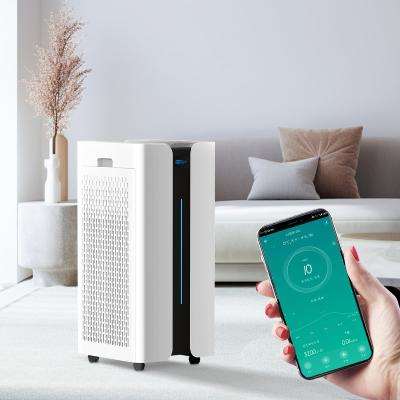 China 1029 M³/H Home Air Purifier Dust Removal WIFI control With UV for sale