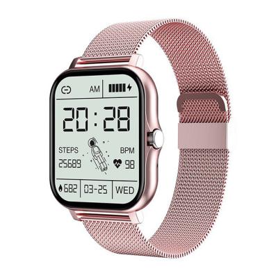 China Blood Pressure Sporty Smart Watch 5ATM Pink Smart Watch Waterproof for sale