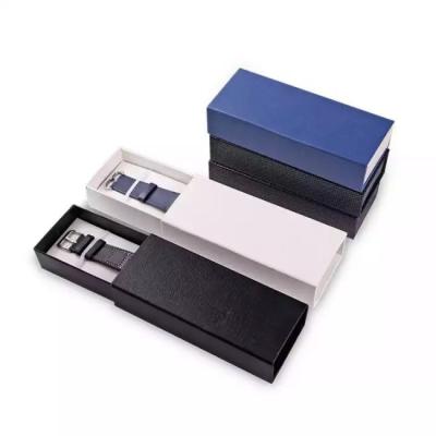 China 15.7cm PU Leather Watch Box Rectangle 52g Watch Box Gift Packaging for sale