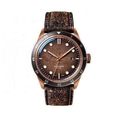 China Bronze Analogue Wrist Watch OEM Luminous 42mm Ladies Analog Wrist Watch for sale