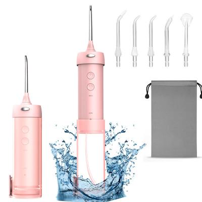 China 5 Modes Dental Oral Irrigator Cordless , 200ml Smart Dental Water Jet for sale