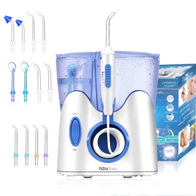 China Countertop Water Flosser Family Teeth Cleaning  With 12 Nozzles for sale