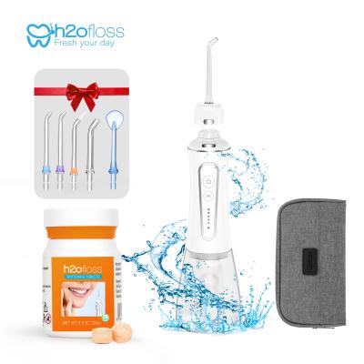 China Abs Pc Teeth Whitening Water Flosser 2000 Mah Battery for sale