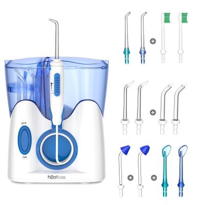 China 6 modes Home water jet oral irrigator Ultrasonic cleaning machine Dental cleaning machine water flosser for sale