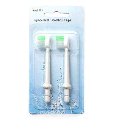 China Electric Water Flosser Accessories toothbrush tip Package of 2 for sale