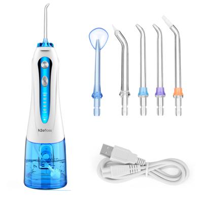 China Rechargeable Cordless Water Flosser Waterpik Hf 9 With 2500mAh Battery for sale