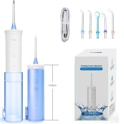 China 5 Modes Portable Oral Irrigator Tooth Cleaner With 200ml Tank for sale