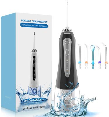 China Electric Professional best electric water flosser floss for teeth oral irrigation devices 300mL for sale