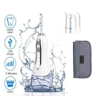 China 300ML Tank Cordless Dental Water Flosse With 3 working Mode for sale