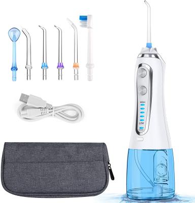 China 300ml Portable Cordless Rechargeable Electric Dental Water Flosser for sale