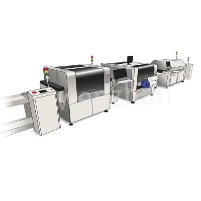 China Linha de montagem de máquinas de PCB Linhas de montagem de máquinas SMT totalmente automáticas à venda