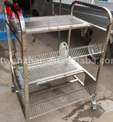 China Four Wheel 2 Layers Juki Feeder Trolley SMT Machines for sale