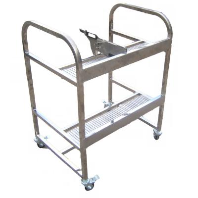 China FUJI NXT Two Tiers Trolley Storage Cart Feeder Replacement Parts for sale