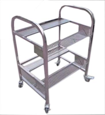 China Stainless Steel 2 Tiers Feeder Trolley PANASERT MSR Machinery Spare Parts for sale