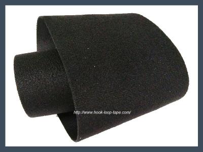 China High quality soft nylon loop hook loop fastener,black for sale