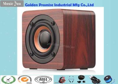 China 1200mA Battery Wooden Bluetooth Speaker for sale