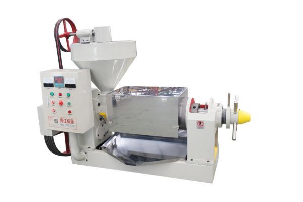 Quality QINGJIANG Industrial Sunflower Cold Oil Press Machine With Electrical Cabinet for sale