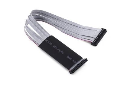 China 2.54mm IDC Flat Ribbon Cable Assembly With Heat Shrink Tube Customized Length for sale