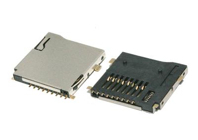 China Oro del conector del micro tarjeta SD del TF Kingston sobre el níquel para las multimedias del coche de Ctor en venta