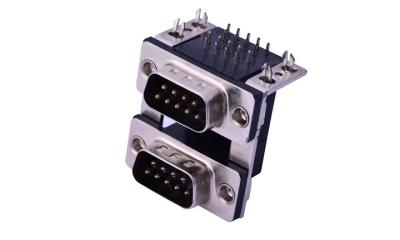 China Male Micro D Sub Connector Voltage Resistance 500V VGA Connector Socket Combination for sale