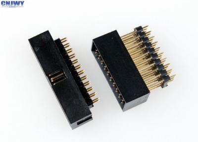 China placa aos conectores de cabo, placa masculina do passo de 2.54mm do Pin para prender o conector à venda