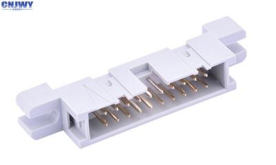 China 2,54 aislador gris rectangular PBT del conector del jefe de la caja de la echada IDC en venta