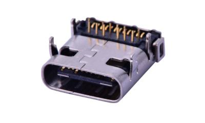 China Copper Alloy Input Output Connectors , 90 Degrees Usb 3.1 Connector 1.8A AC RMS for sale