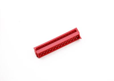 China Micro Match IDC Cable Connector 1.27 Mm 06 Ways Red Color PA46 Insulation for sale