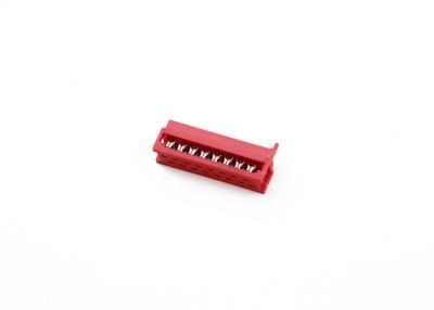 China Männliches Doppelreihe 8 Pin-Flachkabel-Verbindungsstück, materielles Idc Sockel-Verbindungsstück PA46 zu verkaufen